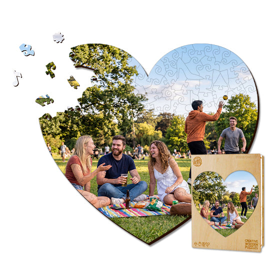 Personalisierte Foto Holzpuzzle - Freundschaftsthema
