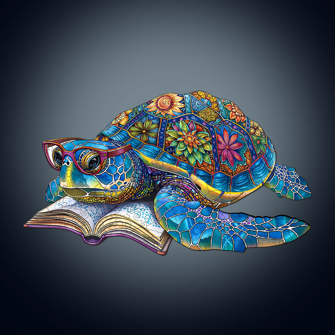 Reading The Ocean Wooden Jigsaw Puzzle