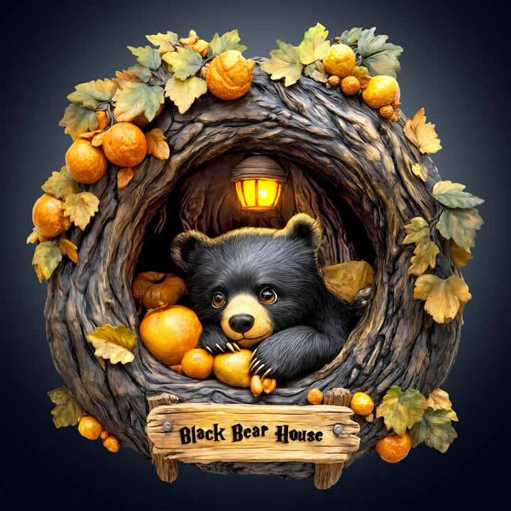 Puzzle en bois Orange Bear