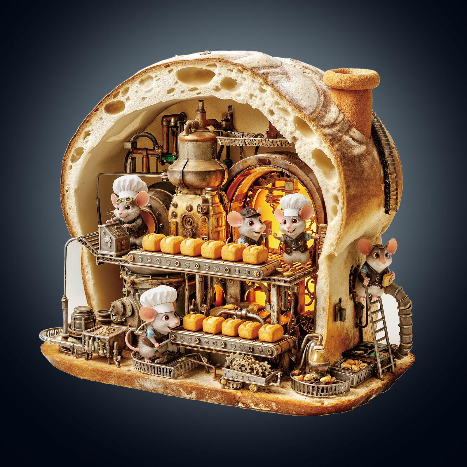 Mouse Bakery Wooden Jigsaw Puzzle