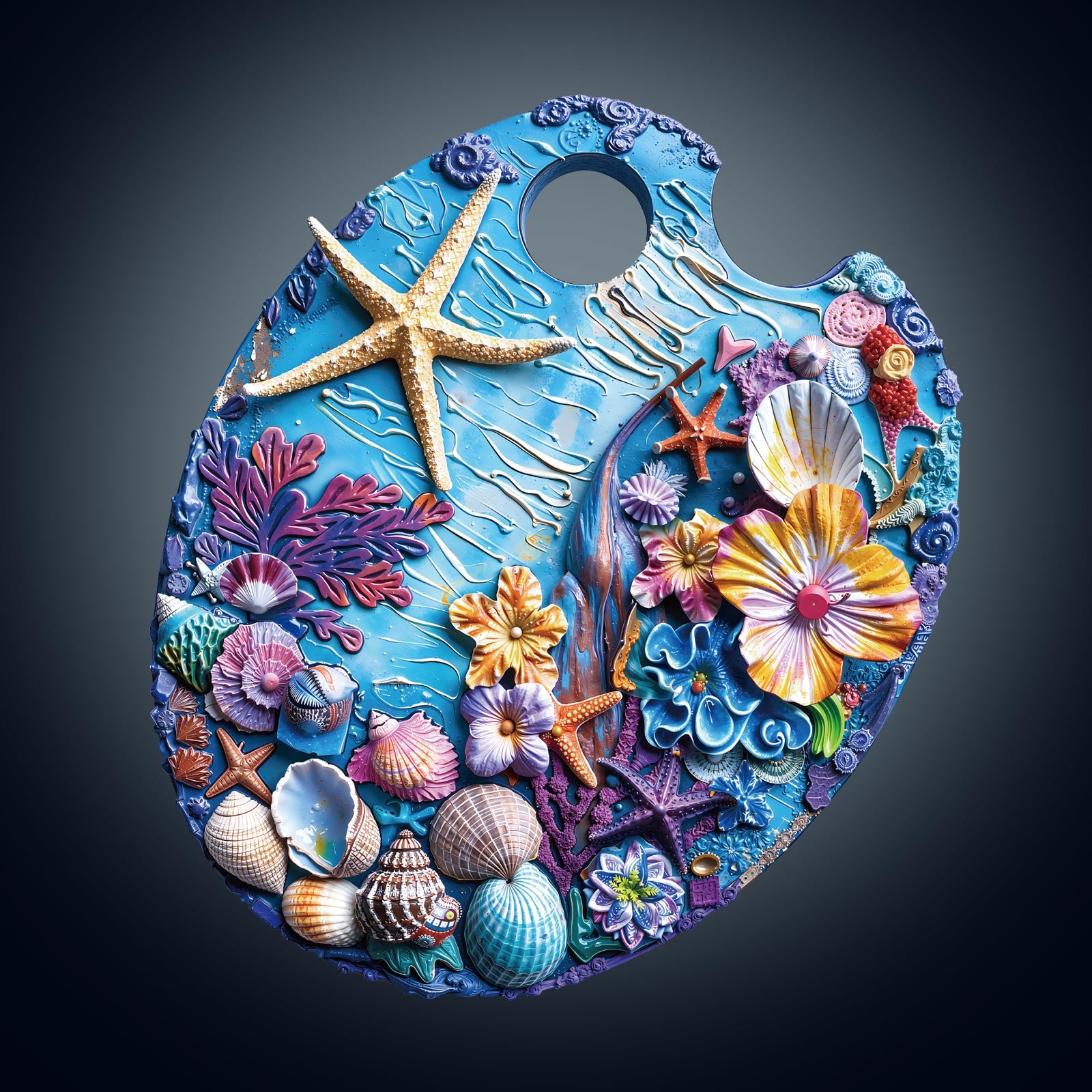 Blue Memory Wooden Jigsaw Puzzle