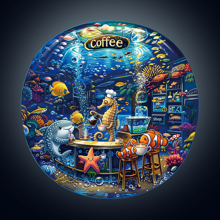 Deep Sea Cafe Wooden Jigsaw Puzzle