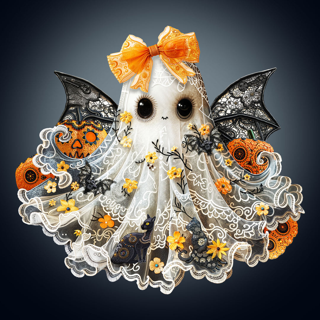 Little Miss Ghost Wooden Jigsaw Puzzle