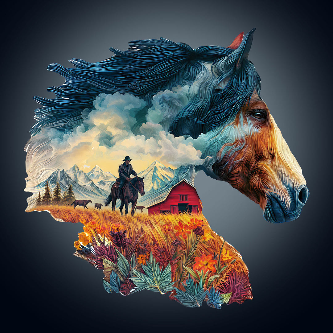 Freedom Ride Wooden Jigsaw Puzzle