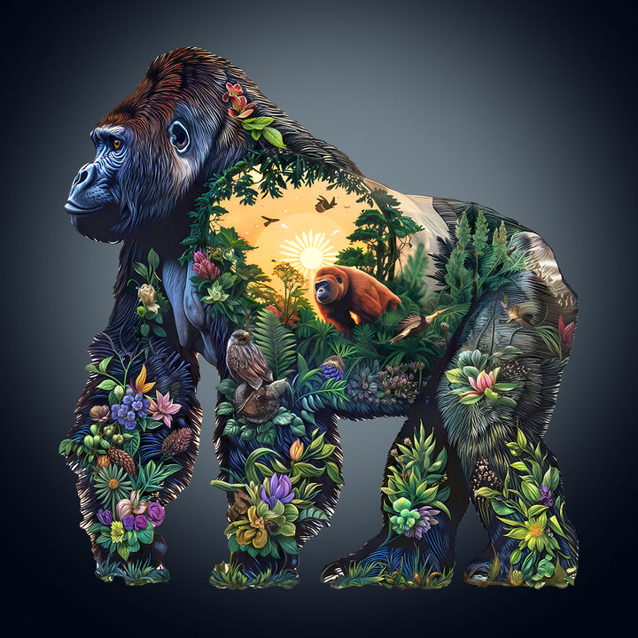 Floral Giant Wooden Jigsaw Puzzle