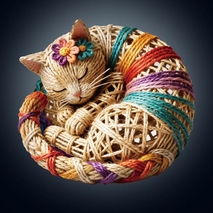 Twine Cat Wooden Jigsaw Puzzle