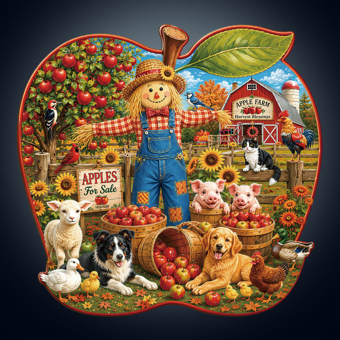 Apple Farm Wooden Jigsaw Puzzle