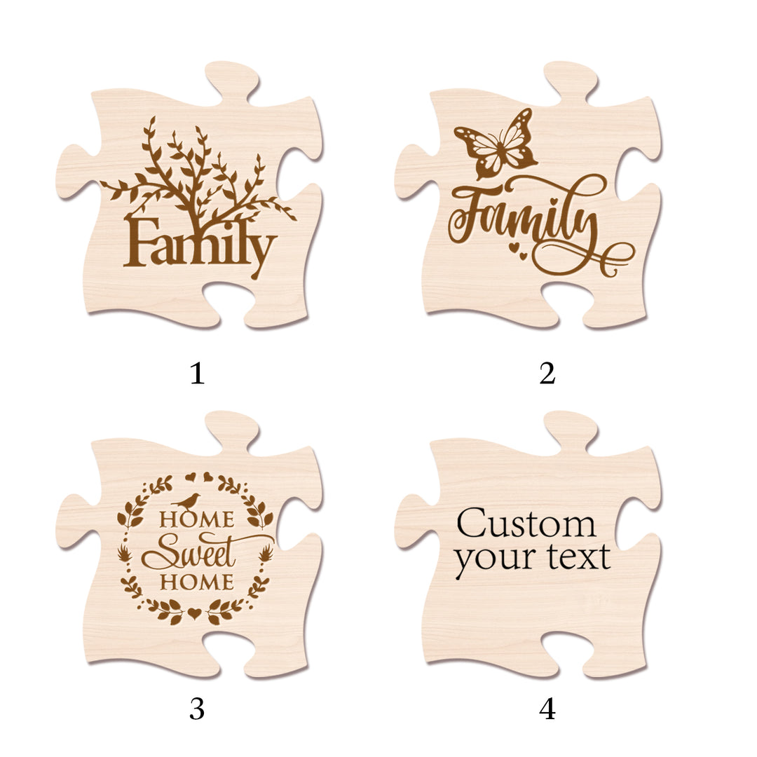 Personalized Wooden Decor Photos-Puzzle Shape-Woodbests