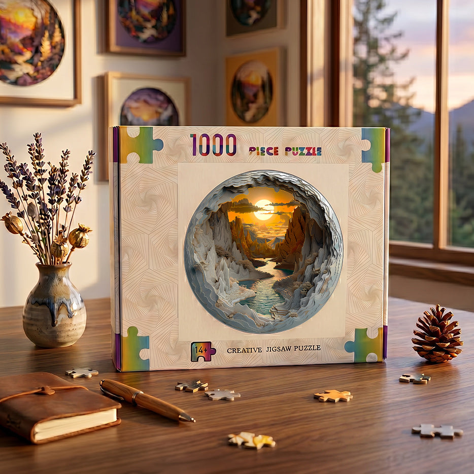 Inside The Cave-1 1000 Piece Puzzle