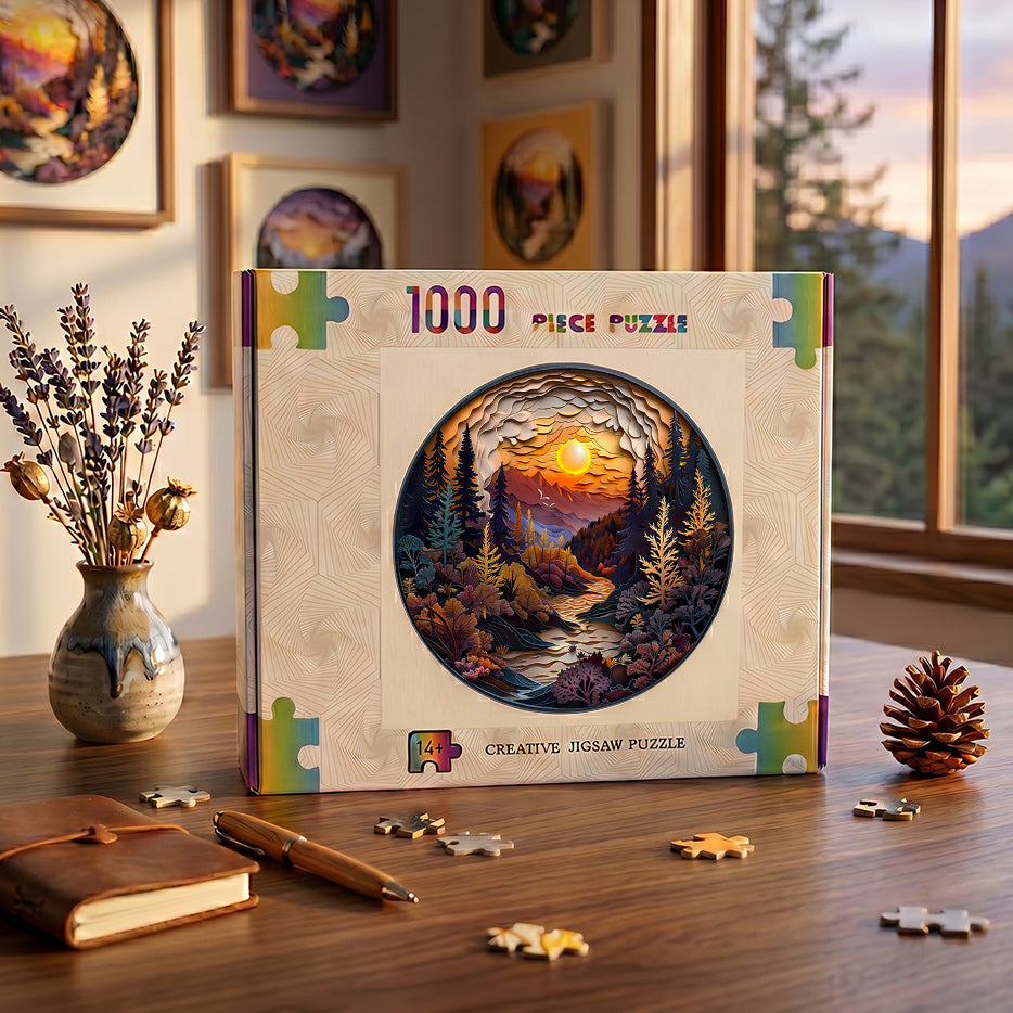 Sunset Forest 1000 Piece Puzzle