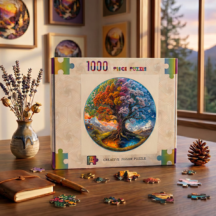 Seasonal Tree of Life-1 1000 Piece Puzzle