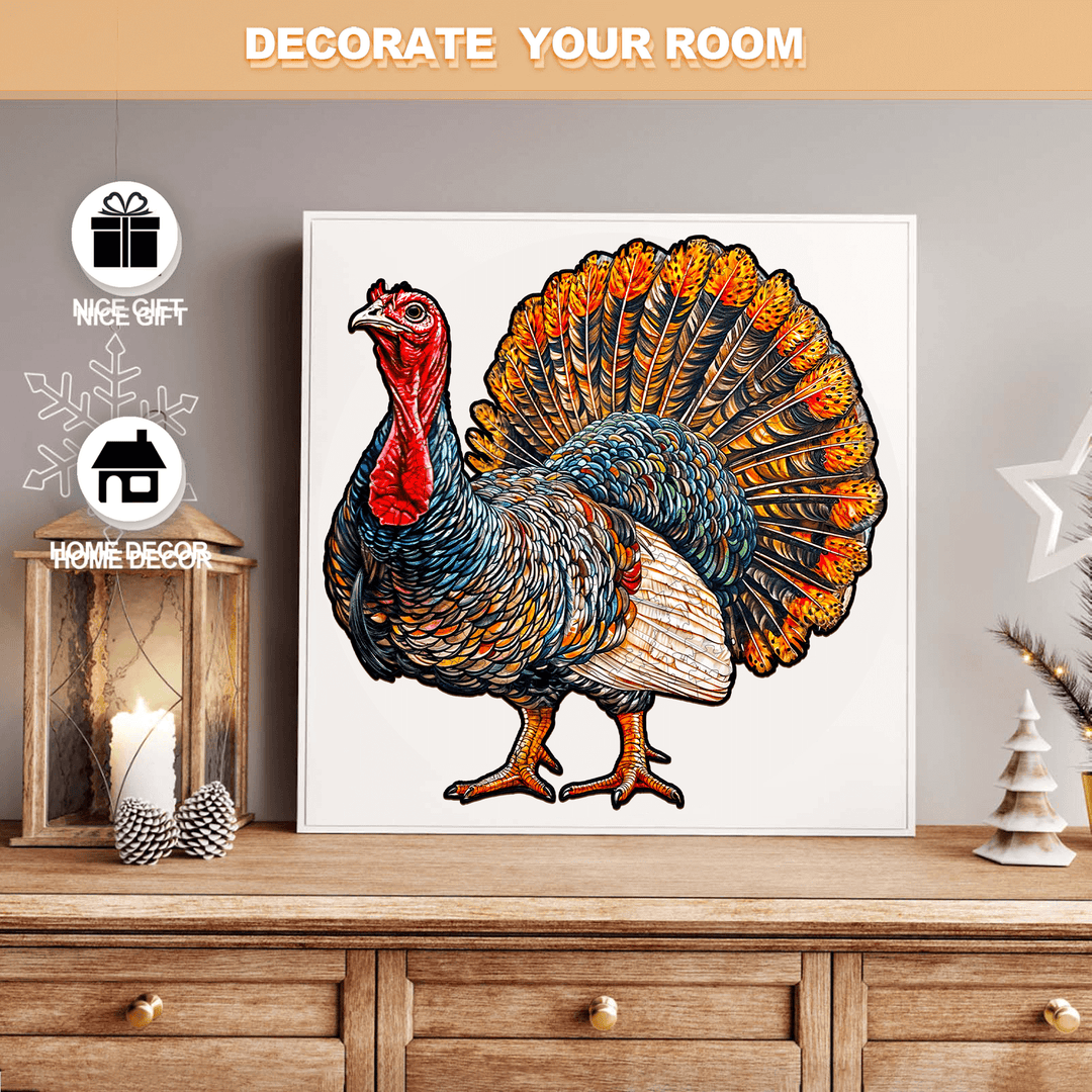 Turkey Wooden Jigsaw Puzzle - Woodbests