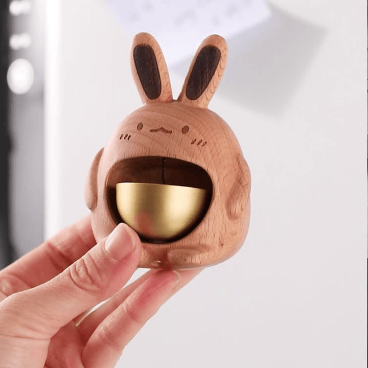 Wooden Rabbit Doorbell