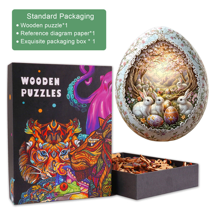 Wonderland Easter-6 Wooden Jigsaw Puzzle