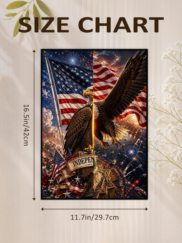 Happy Independence Day - Morphing Lenticular Puzzle