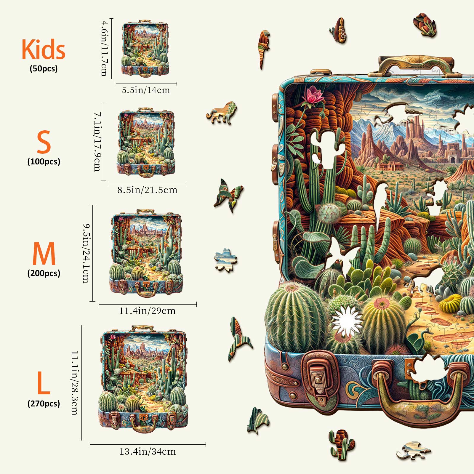 Desert Odyssey-2 Wooden Jigsaw Puzzle