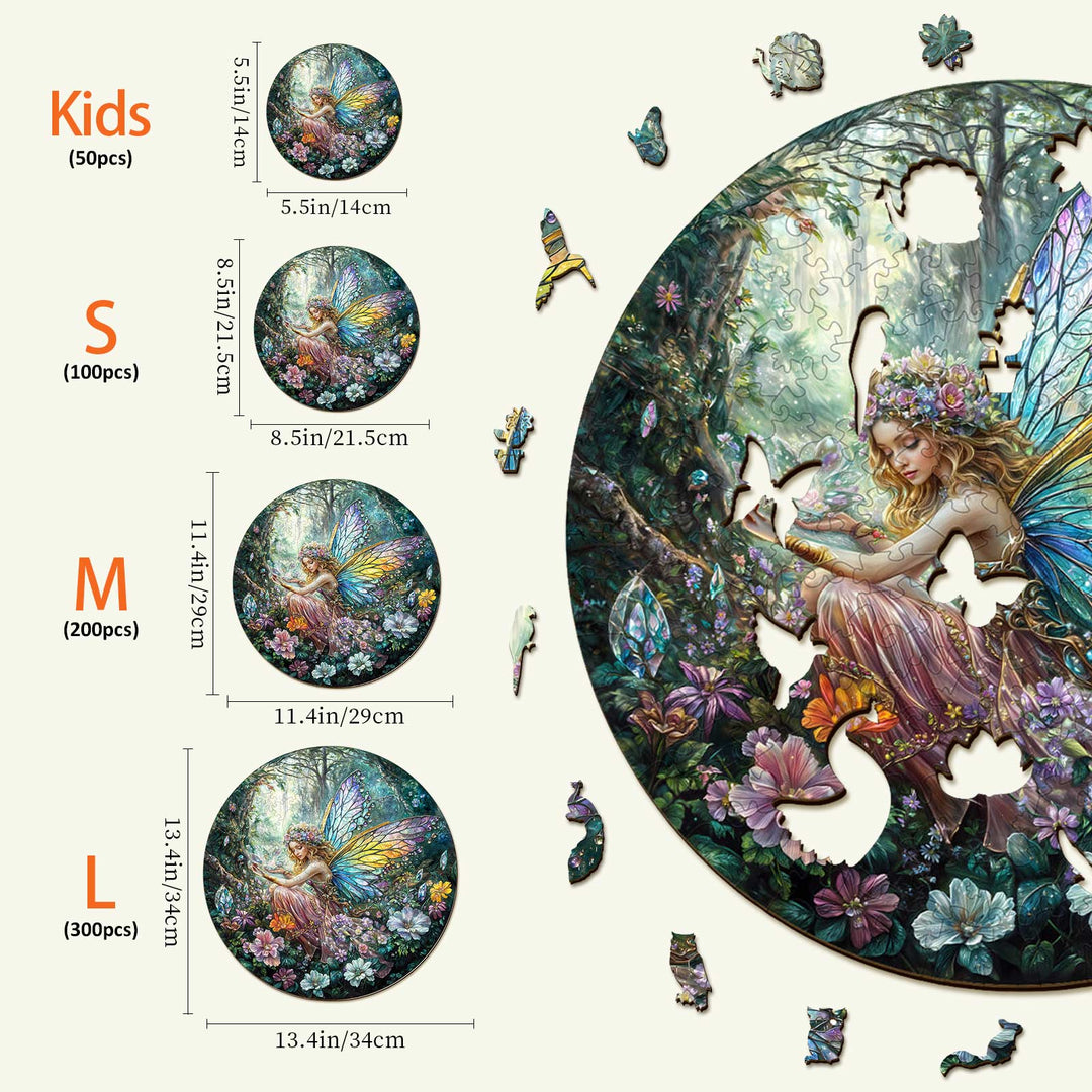 Magisches Feen Holzpuzzle