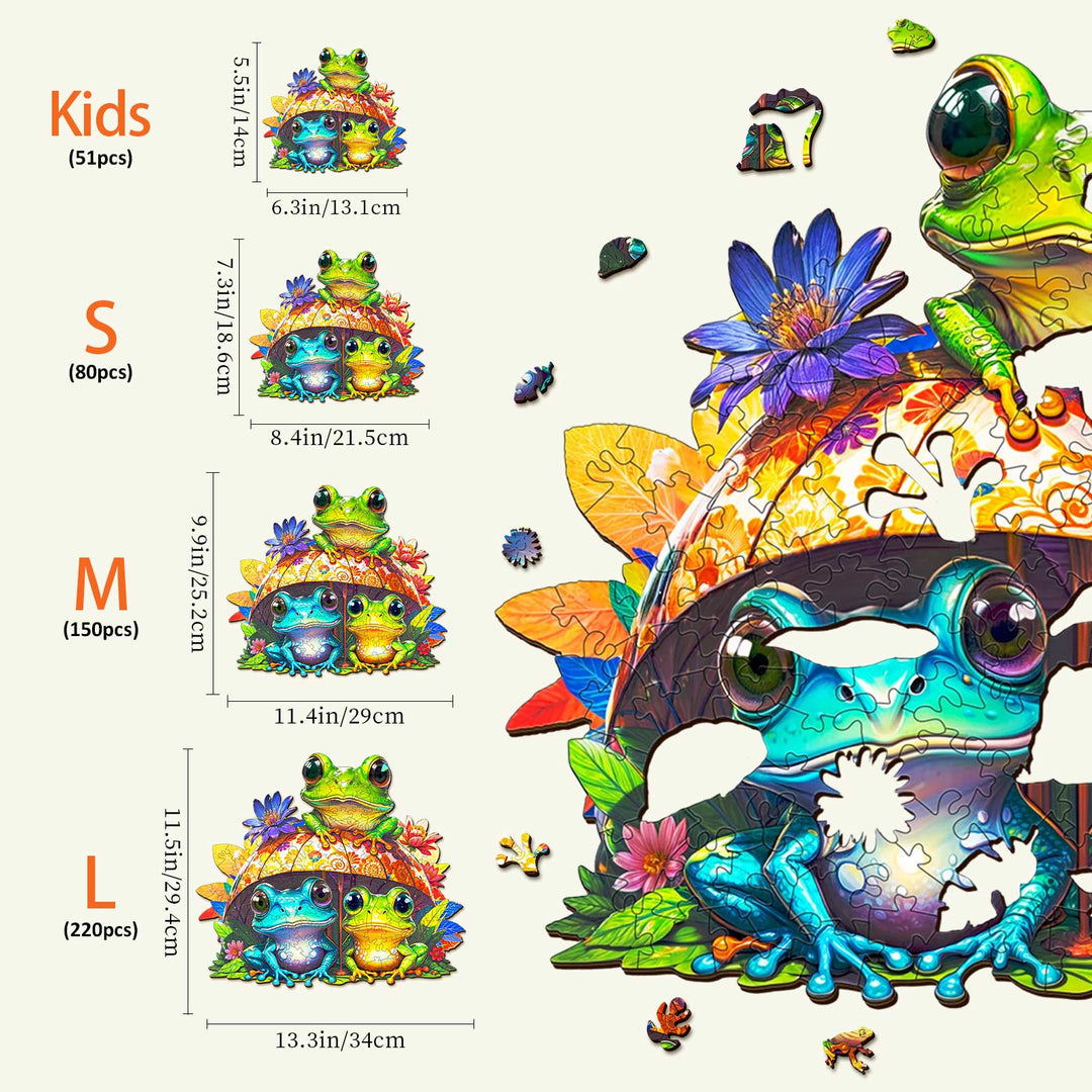 Rompecabezas de Madera de los Hermanos Rana