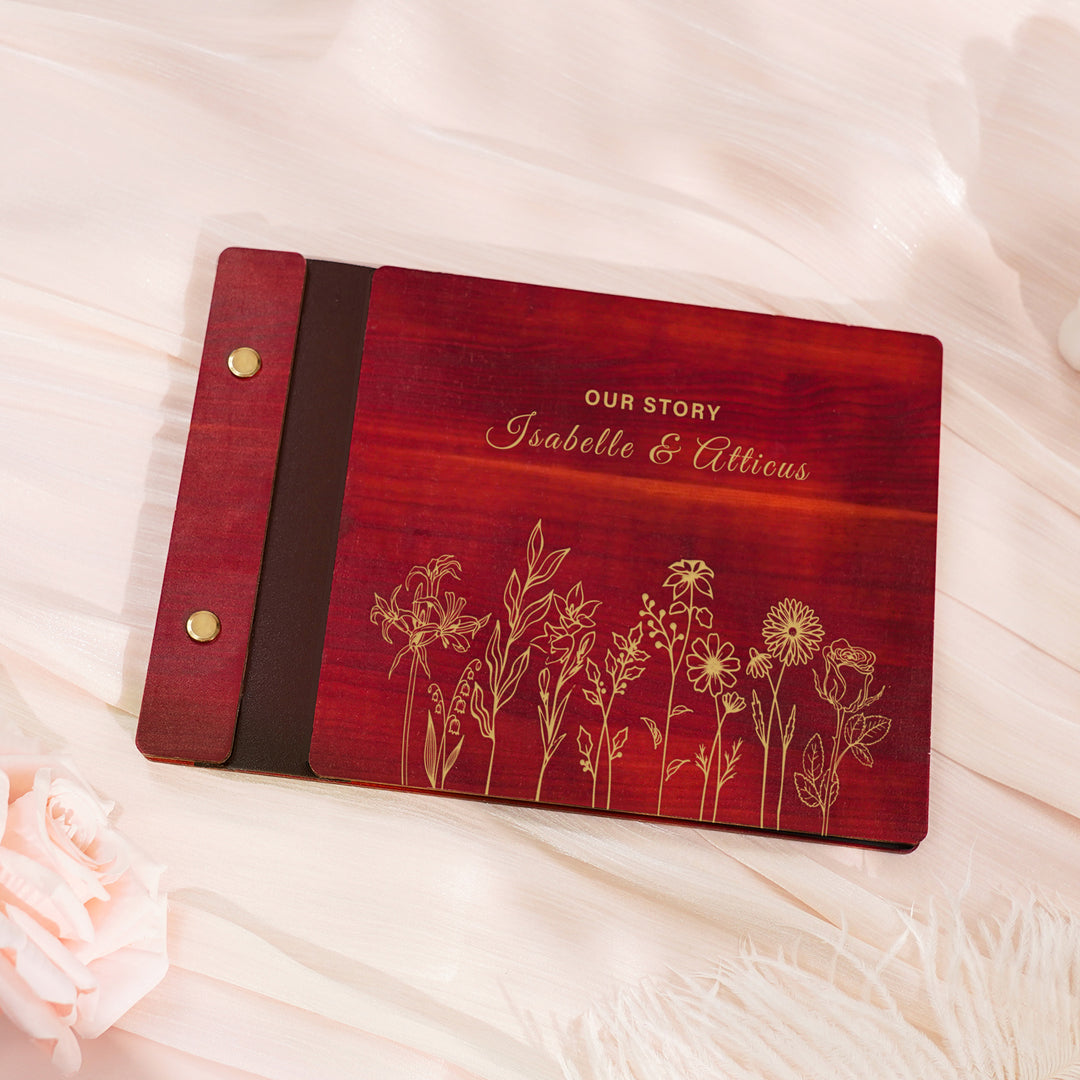 Elegant Wedding Photo Album - Best Wedding Gift