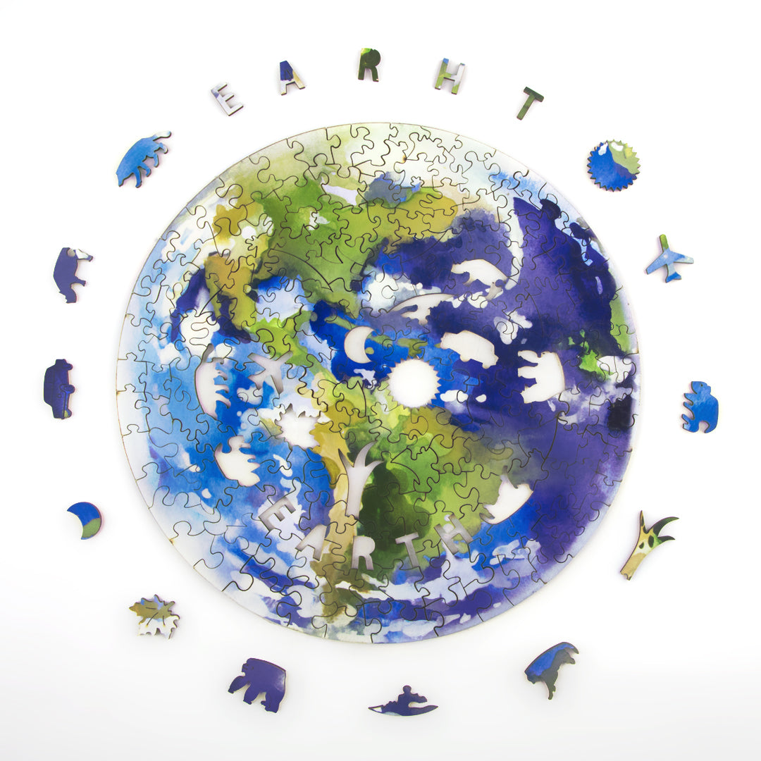 Space Planet Wooden Jigsaw Puzzle