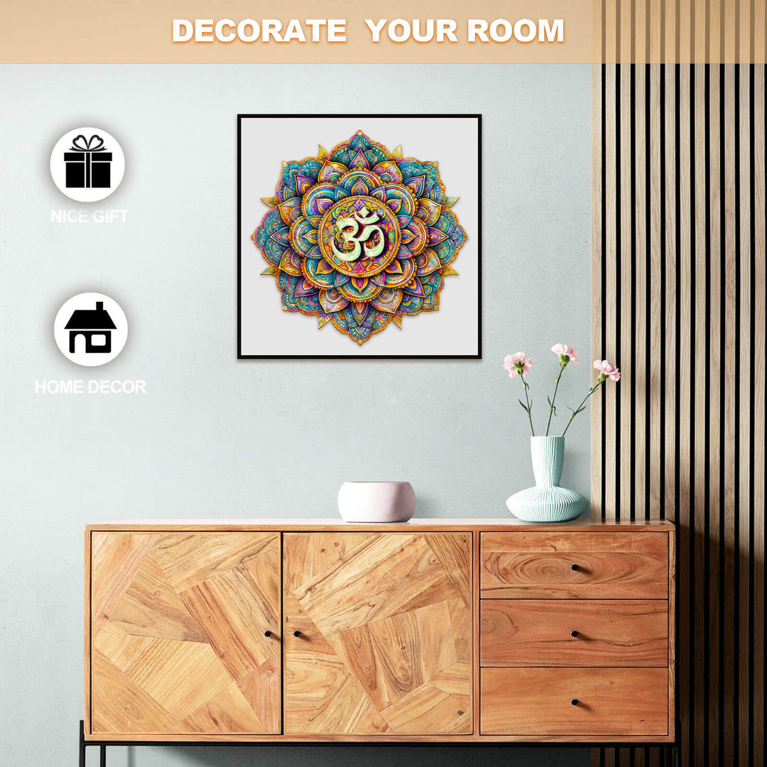 3D Mandala Wooden Jigsaw Puzzle