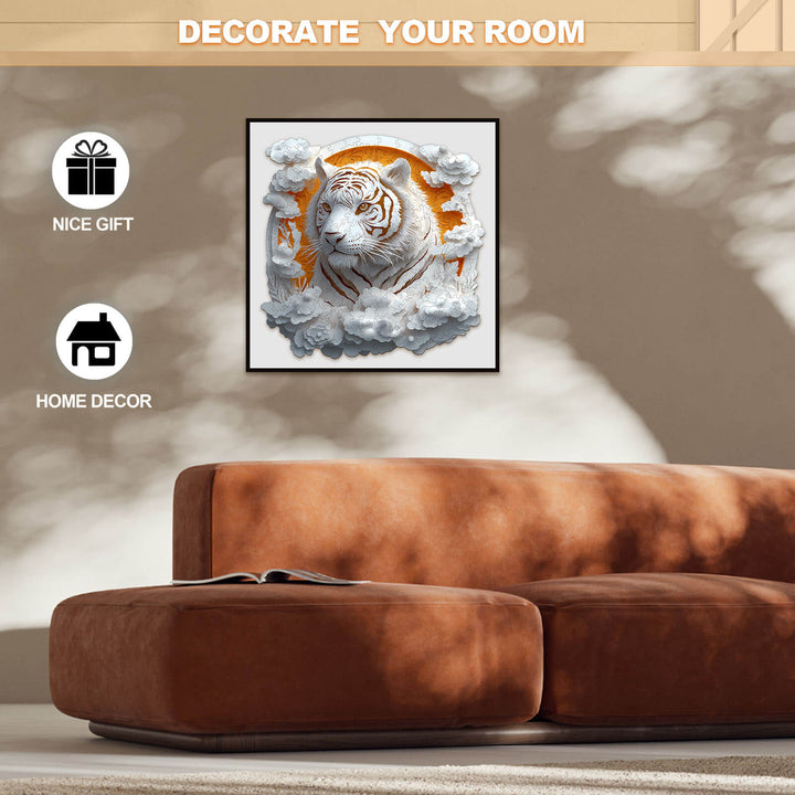 3D Paper Tiger Wooden Jigsaw Puzzle