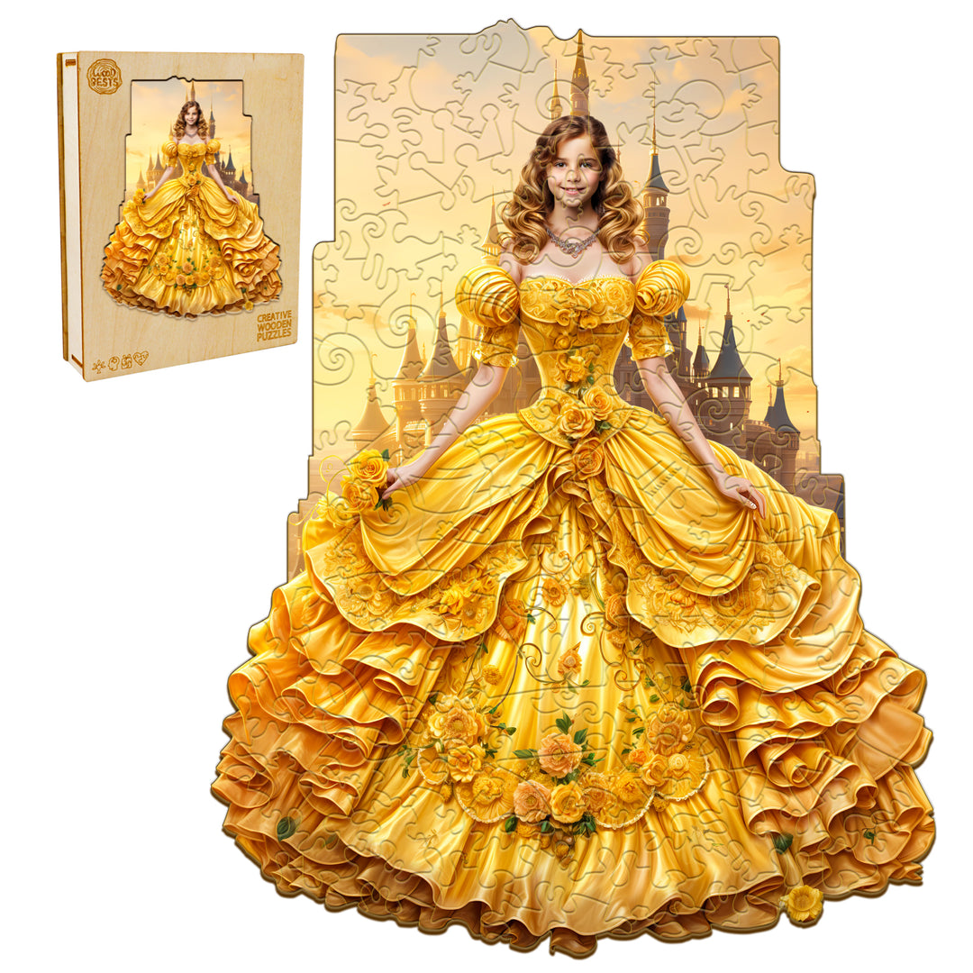 Face Custom Photo Puzzle - Princess-Woodbests