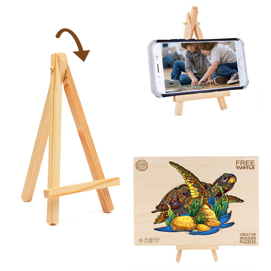 Free Turtle Wooden Jigsaw Puzzle