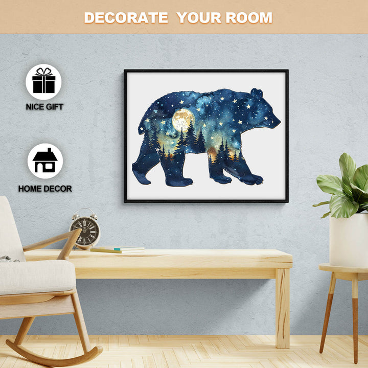 Astral Bear Wooden Jigsaw Puzzle