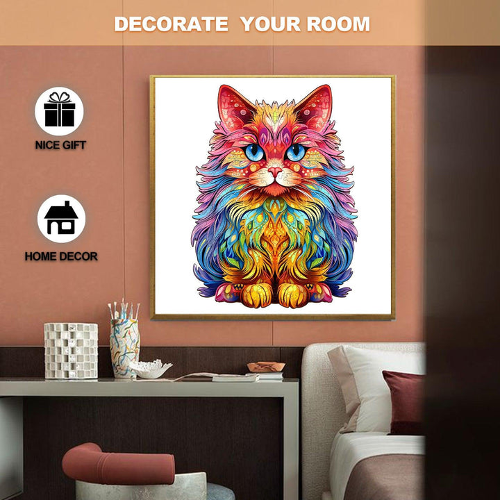 Persian Cat-3 Wooden Jigsaw Puzzle