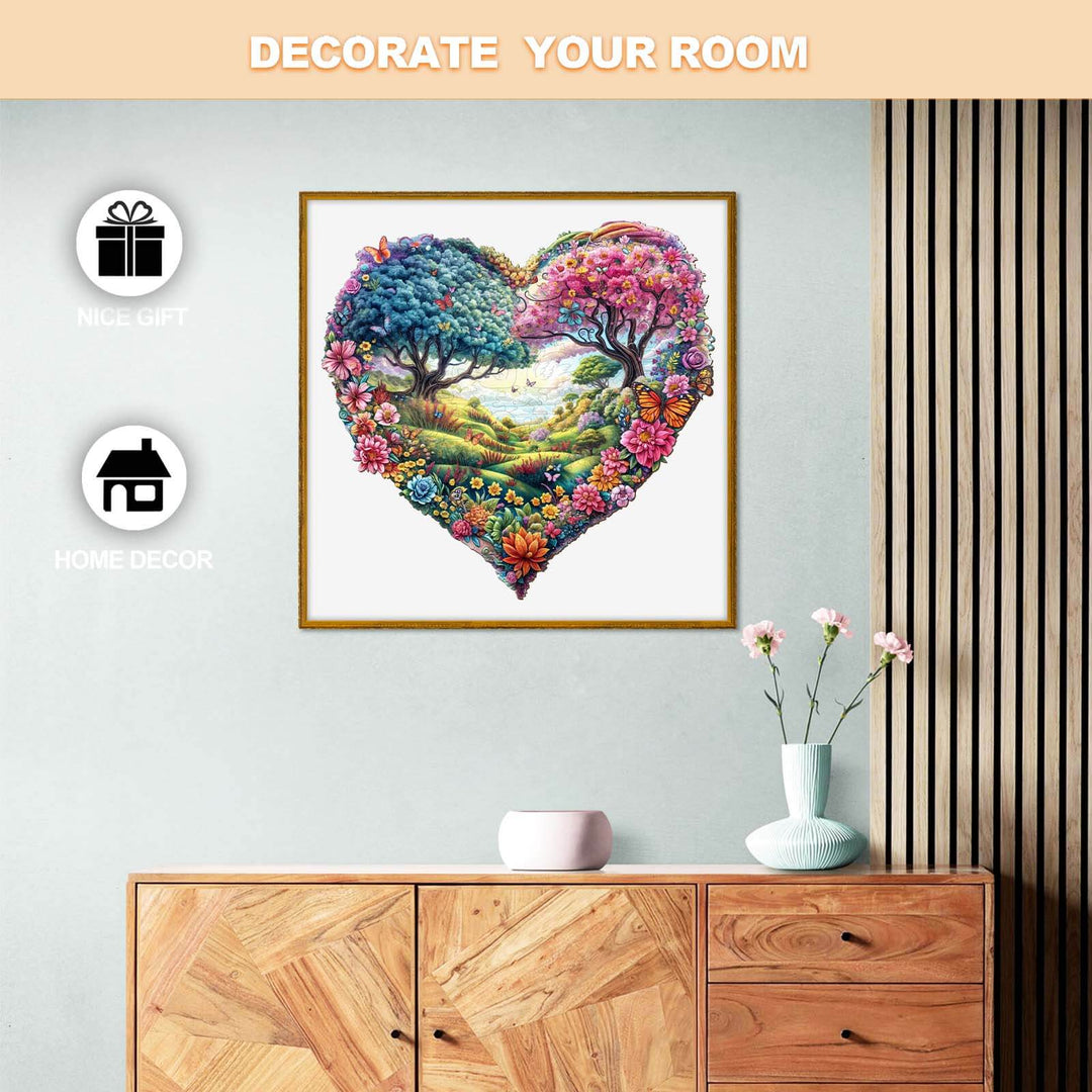 Love Garden Wooden Jigsaw Puzzle