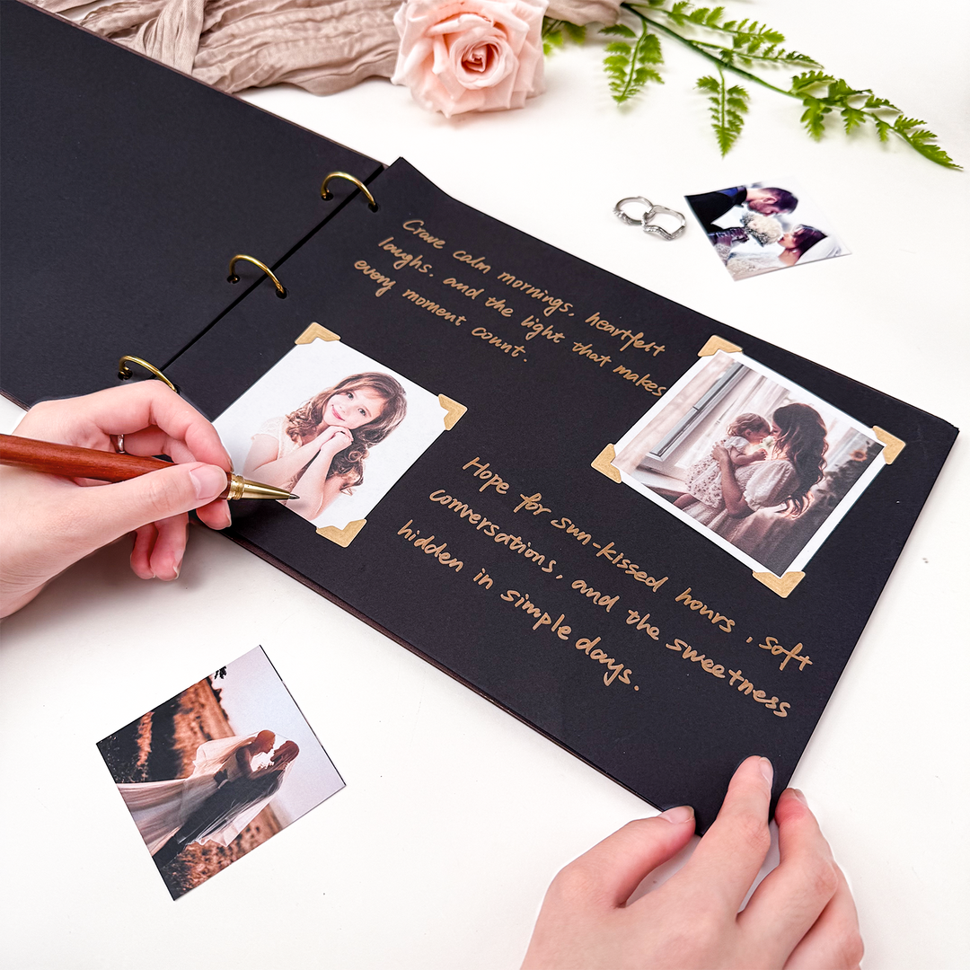 Wooden Wedding Guest Book - Photo Album - Wedding Decor