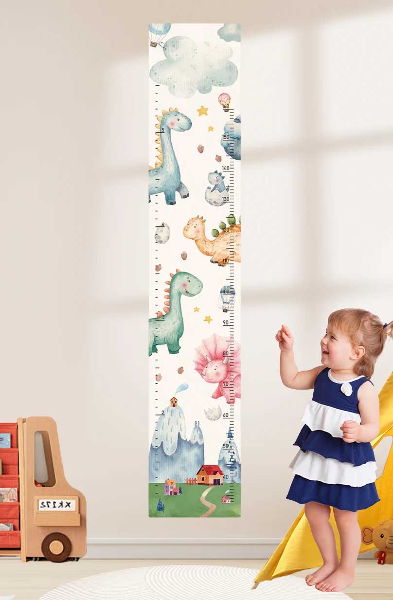 Wooden Dinosaur Growth Chart Height Ruler Clearance Sale