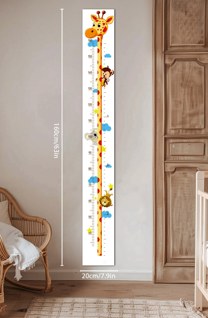 Personalized Wooden Giraffe Growth Chart Height Ruler Clearance Sale