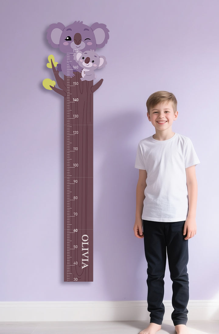 Personalized Wooden Koala Growth Chart Ruler