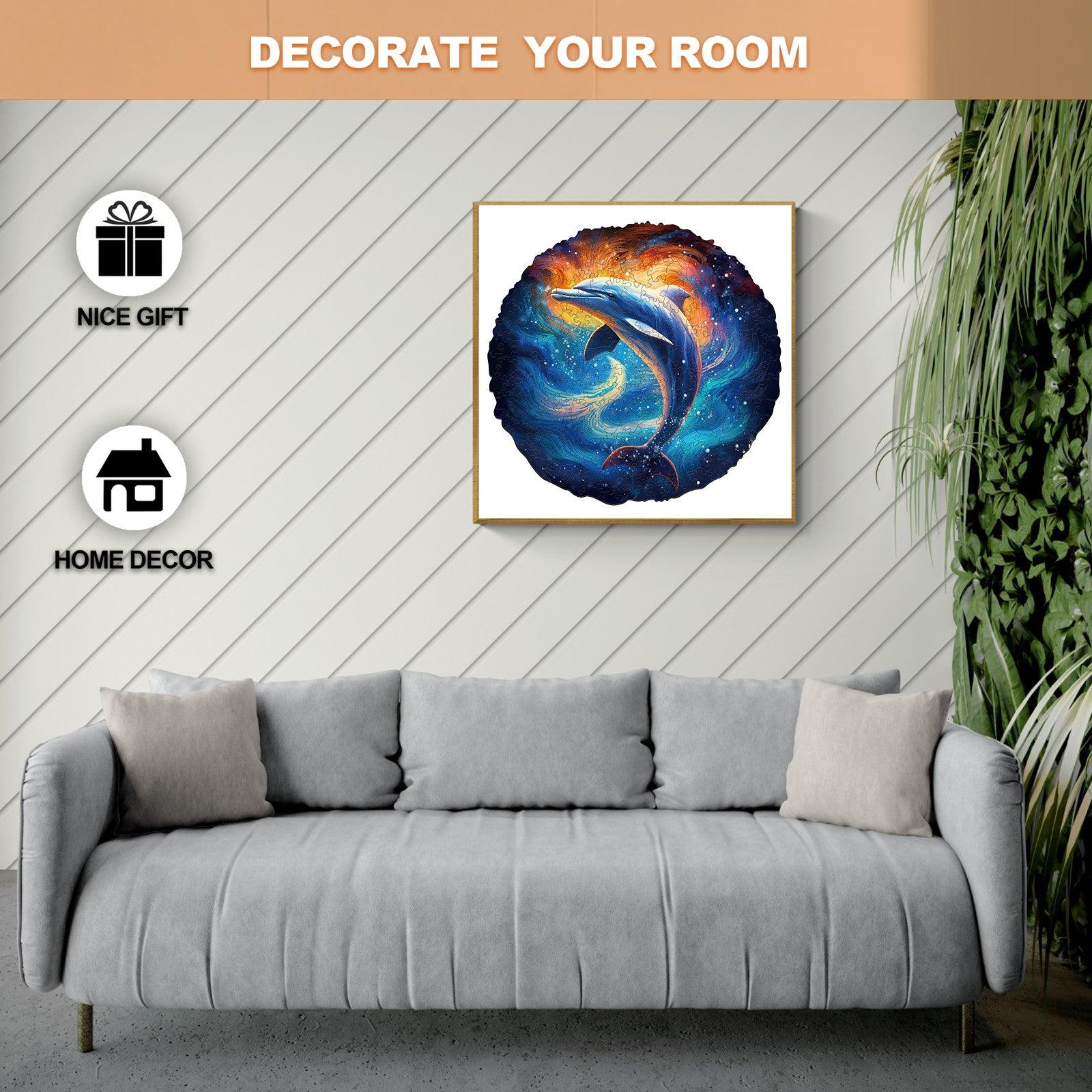Dream Dolphin Wooden Jigsaw Puzzle