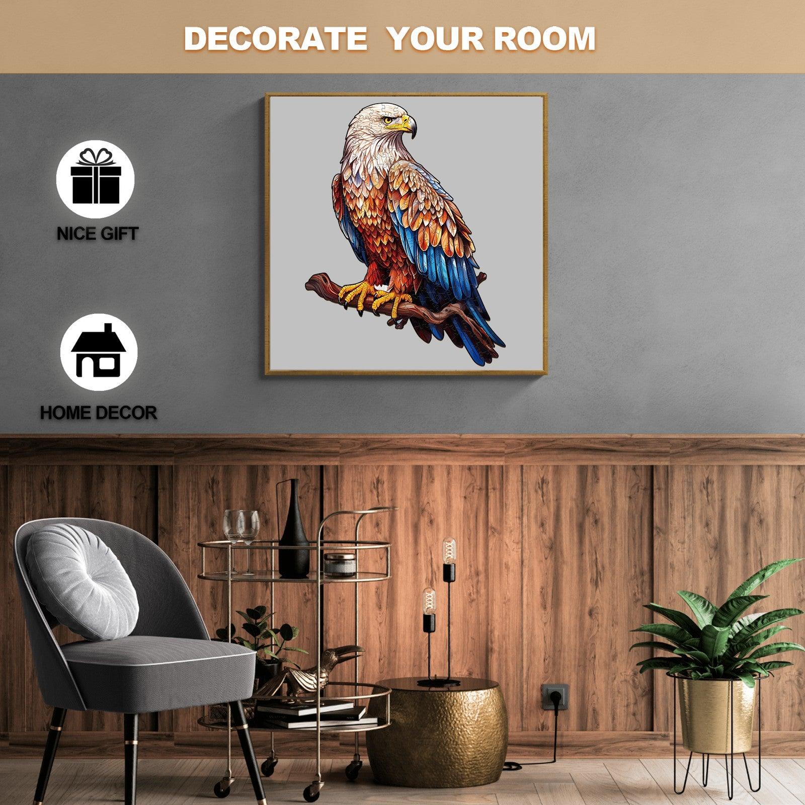 Mighty Bald Eagle Wooden Jigsaw Puzzle