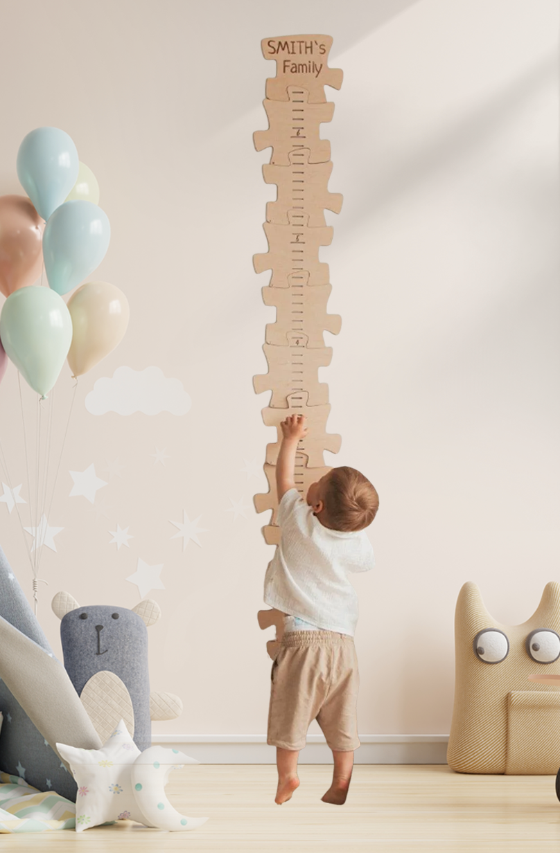 Personalized Wooden Puzzles Growth Chart Wall Decor