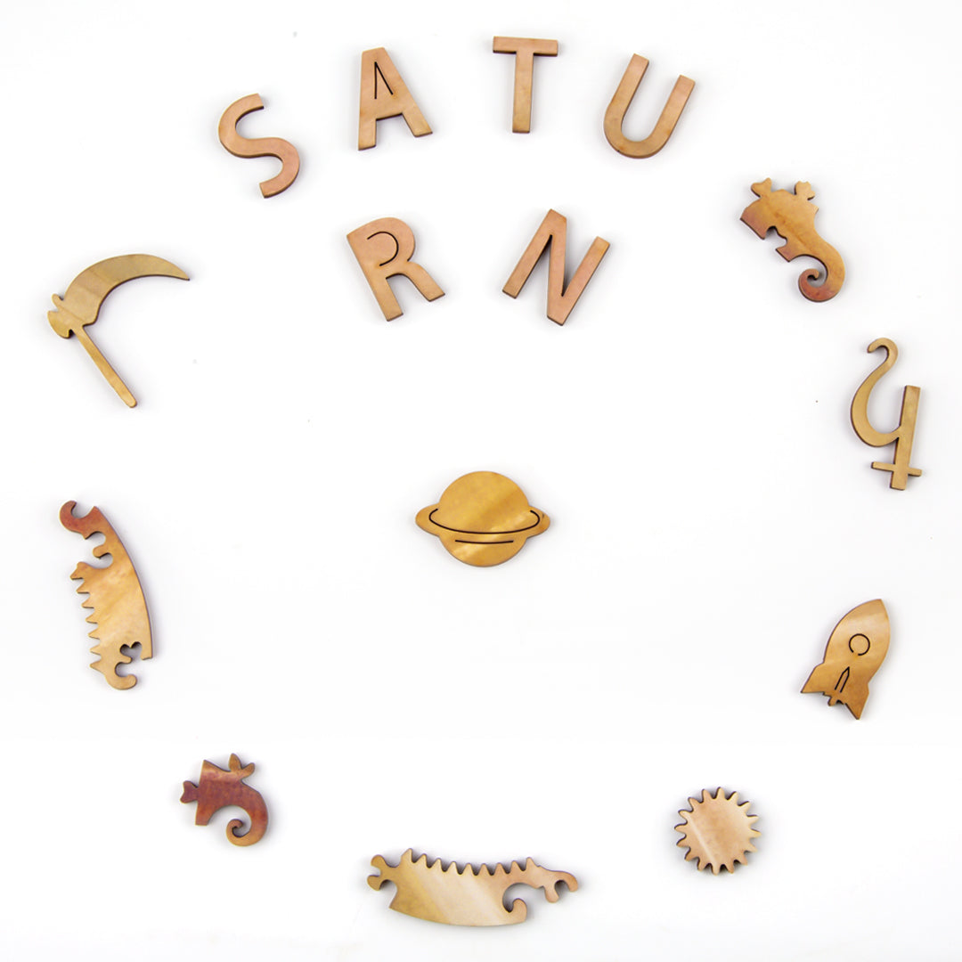 Space Planet Wooden Jigsaw Puzzle