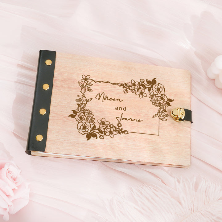 Wedding Photo Album - Wooden Polaroid Photo Album