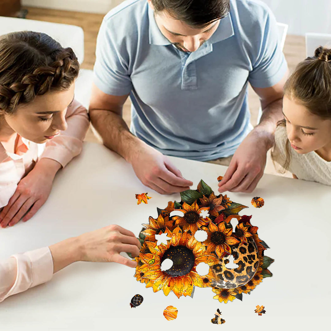 Sunflower Wooden Jigsaw Puzzle