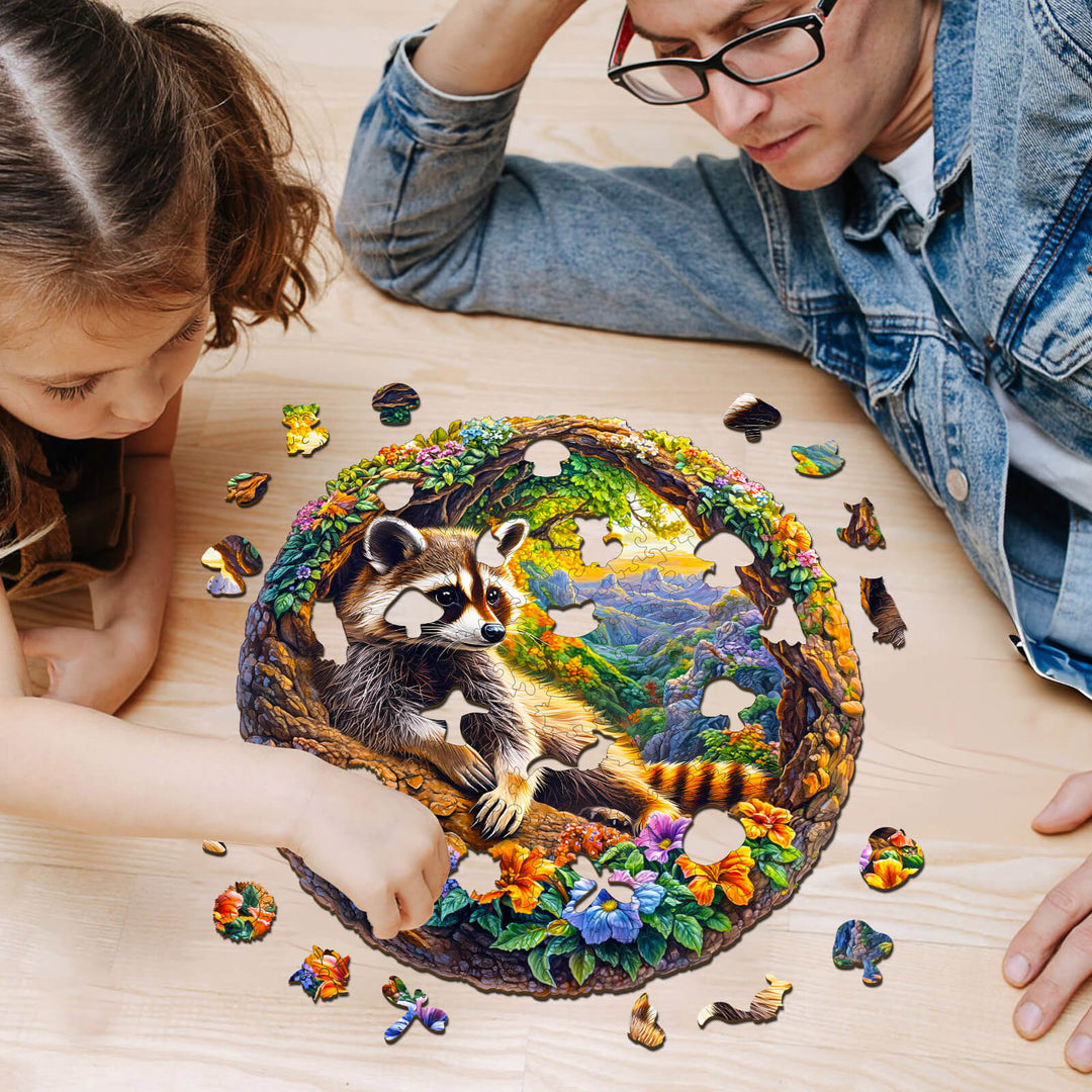 Puzzle en bois du monde fantastique 3D