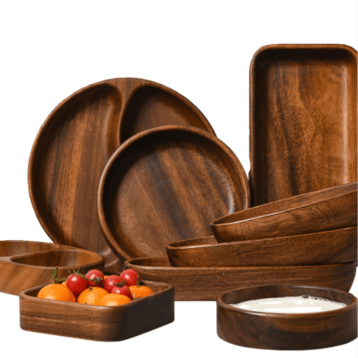 Organic Wooden Dinner Plate