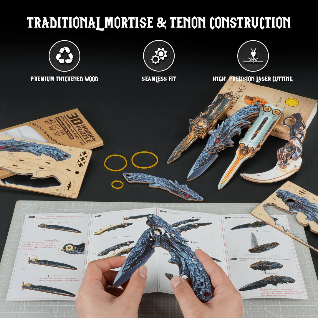 Shadow Blade – DIY 3D Knife Prop Kit