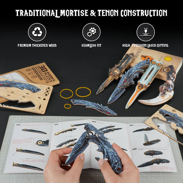 Shadow Blade – DIY 3D Knife Prop Kit