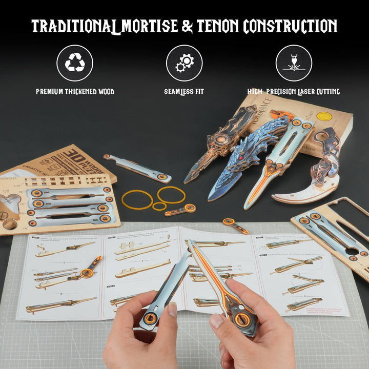 Blaze Dagger – DIY 3D Knife Prop Kit