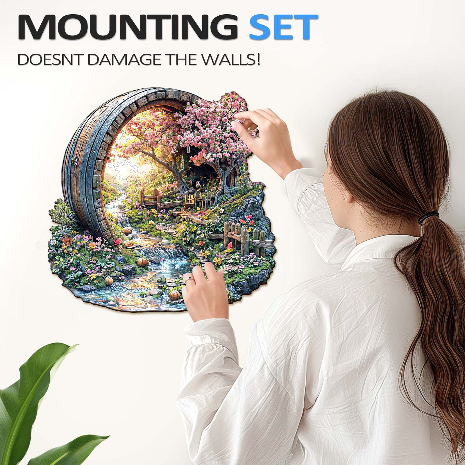 Barrel of Spring Wooden Jigsaw Puzzle