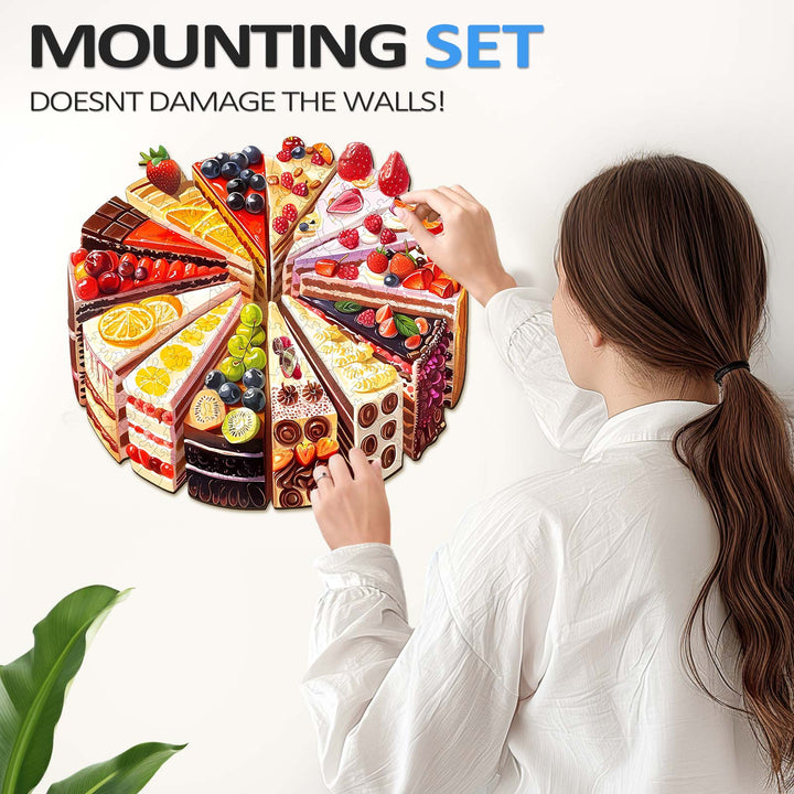 Delicious Cake Wooden Jigsaw Puzzle