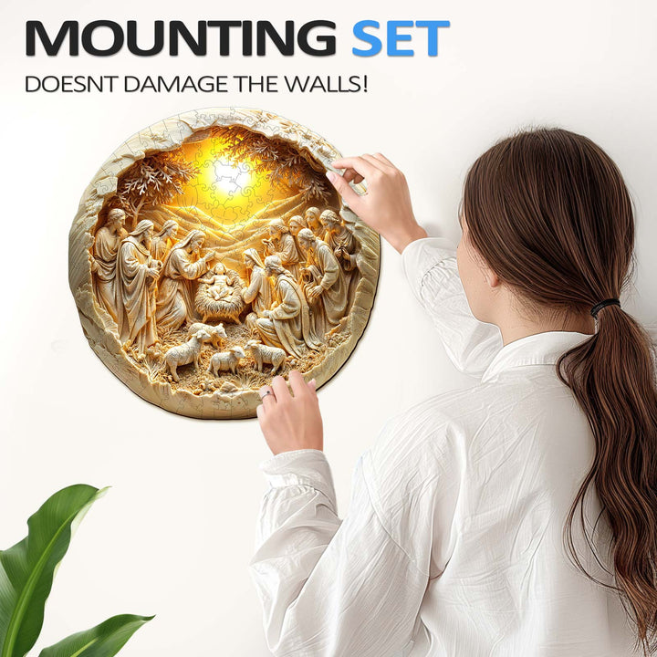 Retter kommt Holzpuzzle