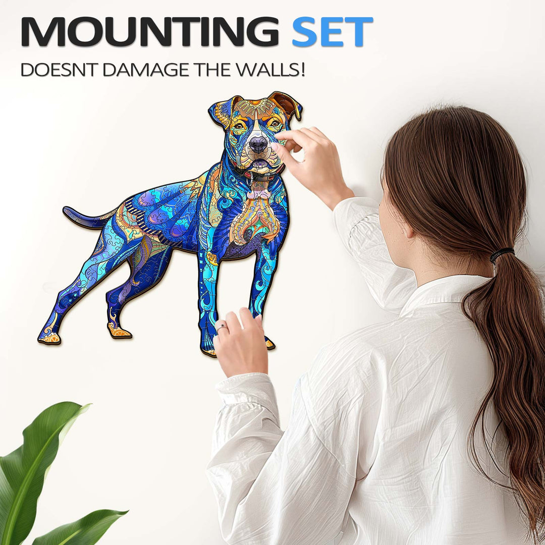 Pitbull Wooden Jigsaw Puzzle